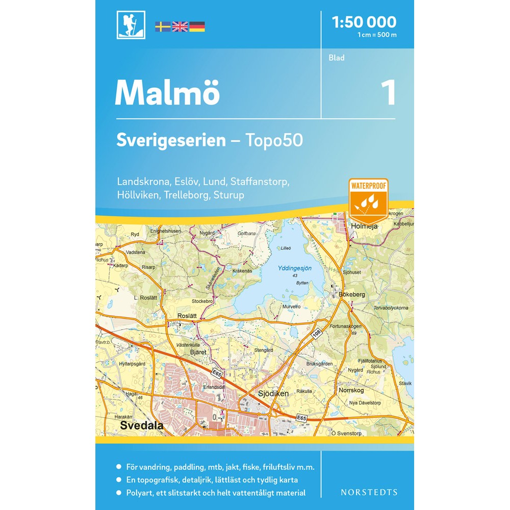 1 Malmö Sverigeserien 1:50 000